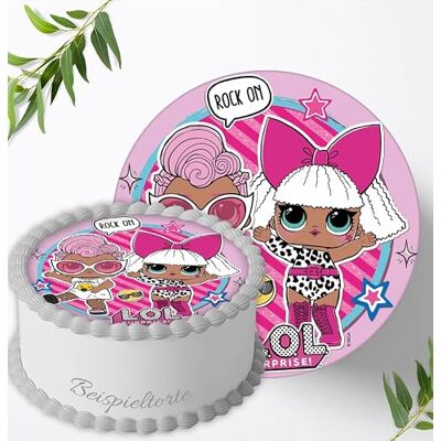 Ihr Onlineshop Digital-on 24 Für den Geburtstag ein Zuckerbild, Oblate mit dem Motiv: LOL Surprise zum selbst ausschneiden, Essbares Foto für Torten, Tortenbild, Tortenaufleger Ø 20 cm 00002-E (Oblatenpapier) Ihr Onlineshop Digital-on 24 Für den Geburtstag ein Zuckerbild, Oblate mit dem Motiv: LOL Surprise zum selbst ausschneiden, Essbares Foto für Torten, Tortenbild, Tortenaufleger Ø 20 cm 00002-E (Oblatenpapier)