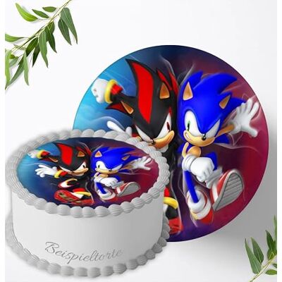 Ihr Onlineshop Digital-on 24 Für die Geburtstags Torte, Zuckerbild kompatibel mit: SONIC Tortenbild, Essbares Foto für Torten, Fondant, Tortenaufleger Ø 20cm, 0986z Ihr Onlineshop Digital-on 24 Für die Geburtstags Torte, Zuckerbild kompatibel mit: SONIC Tortenbild, Essbares Foto für Torten, Fondant, Tortenaufleger Ø 20cm, 0986z