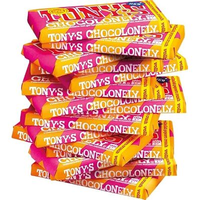 Tony's Chocolonely Vollmilchschokolade Popcorn Crunch 15x180 g Mit gerösteten & karamellisierten Maisstückchen. Fairtrade-Kakao. Ohne Palmöl, hergestellt in Belgien. Tony's Chocolonely Vollmilchschokolade Popcorn Crunch 15x180 g Mit gerösteten & karamellisierten Maisstückchen. Fairtrade-Kakao. Ohne Palmöl, hergestellt in Belgien.