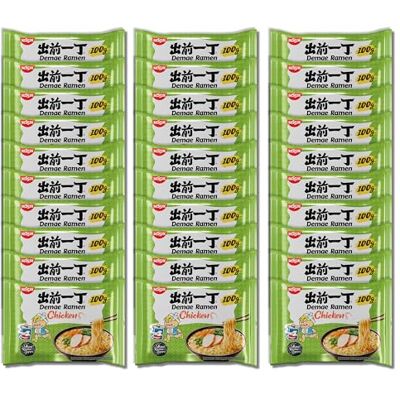 NISSIN Demae Ramen Chicken, Instant-Nudeln japanischer Art 30er Pack NISSIN Demae Ramen Chicken, Instant-Nudeln japanischer Art 30er Pack