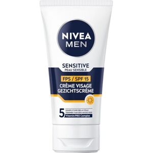 NIVEA MEN Gesichtscreme LSF 15 für empfindliche Haut (1 x 75 ml), feuchtigkeitsspendende Gesichtscreme Herren 0% Alkohol, Herrencreme mit empfindlicher und gereizter Haut, Sonnencreme Gesicht für NIVEA MEN Gesichtscreme LSF 15 für empfindliche Haut (1 x 75 ml), feuchtigkeitsspendende Gesichtscreme Herren 0% Alkohol, Herrencreme mit empfindlicher und gereizter Haut, Sonnencreme Gesicht für