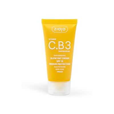 Ziaja VITAMINA C.B3 NIACINAMIDA Glow Tagescreme SPF15, 50 ml Ziaja VITAMINA C.B3 NIACINAMIDA Glow Tagescreme SPF15, 50 ml