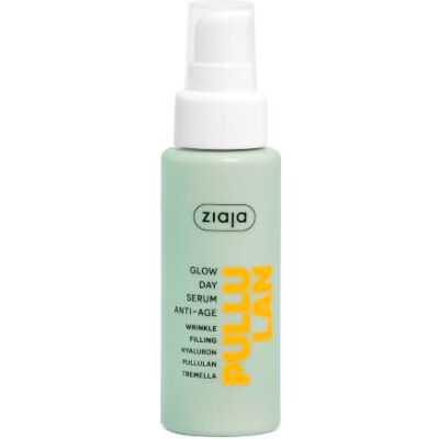Ziaja – Pullulan Glow Tages-Serum Anti-Age 50ml Vegane Formel, Feuchtigkeitsspendend, Mit Hyaluronsäure, Für müde und fahle Haut, Für die Morgenroutine Ziaja – Pullulan Glow Tages-Serum Anti-Age 50ml Vegane Formel, Feuchtigkeitsspendend, Mit Hyaluronsäure, Für müde und fahle Haut, Für die Morgenroutine