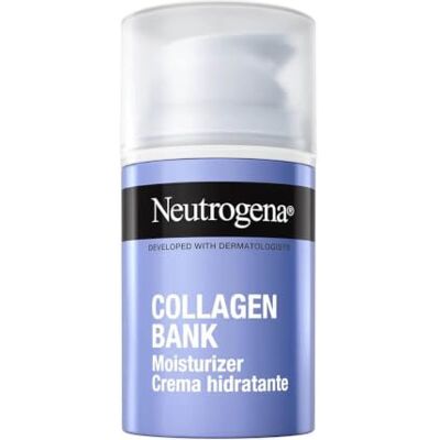 Neutrogena Collagen Bank Gesichtsfeuchtigkeitscreme (1 x 50 ml), Kollagen-konservierte Anti-Aging Nachtcreme für straffere Haut, geeignet für Gesicht und Hals Neutrogena Collagen Bank Gesichtsfeuchtigkeitscreme (1 x 50 ml), Kollagen-konservierte Anti-Aging Nachtcreme für straffere Haut, geeignet für Gesicht und Hals