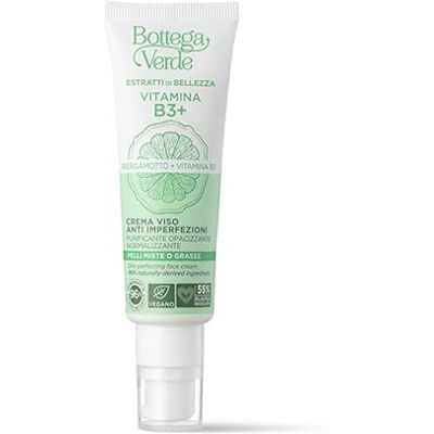 Bottega Verde Vitamin B3+ Anti-Unreinheiten Gesichtscreme - 50ml Bottega Verde Vitamin B3+ Anti-Unreinheiten Gesichtscreme - 50ml
