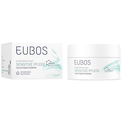 EUBOS SENSITIVE PFLEGE Feuchtigkeitscreme 50ml Für empfindliche Haut, Für ein gesundes Aussehen der Haut, Täglicher Schutz, Hautverträglichkeit dermatologisch bestätigt EUBOS SENSITIVE PFLEGE Feuchtigkeitscreme 50ml Für empfindliche Haut, Für ein gesundes Aussehen der Haut, Täglicher Schutz, Hautverträglichkeit dermatologisch bestätigt