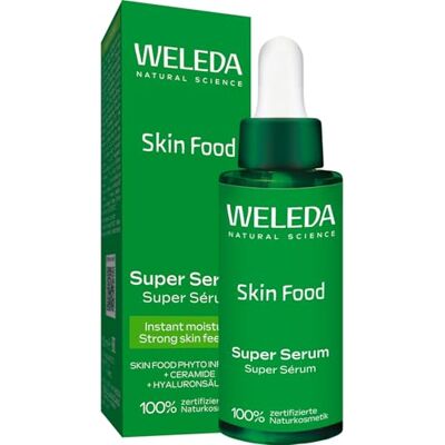 WELEDA Skin Food Super Serum 30 ml vegan Jojobaöl Hyaluronsäure Rosmarin WELEDA Skin Food Super Serum 30 ml vegan Jojobaöl Hyaluronsäure Rosmarin