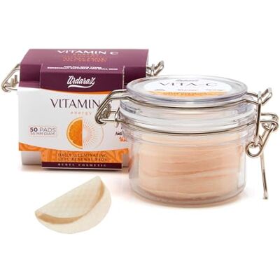 ardaraz Aha peeling Zellerneuerungsscheiben mit Glykol- und Ascorbinsäure. Mildem Peeling Gesicht chemisches Gesichtspeeling zur täglichen Anwendung geeignet für empfindliche Haut 50 Einheiten ardaraz Aha peeling Zellerneuerungsscheiben mit Glykol- und Ascorbinsäure. Mildem Peeling Gesicht chemisches Gesichtspeeling zur täglichen Anwendung geeignet für empfindliche Haut 50 Einheiten