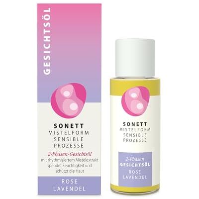 Sonett 2-Phasen-Gesichtsöl Rose-Lavendel, 50 ml, vegan Sonett 2-Phasen-Gesichtsöl Rose-Lavendel, 50 ml, vegan