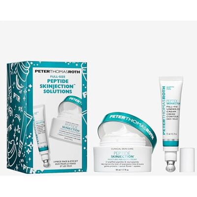 Roth Peptide Skinjection™ 2-Piece Kit – Face & Eye Set mit Peptiden & Hyaluronsäure – Straffende Augencreme & Feuchtigkeitscreme – Anti-Aging Pflege für glatte Haut Roth Peptide Skinjection™ 2-Piece Kit – Face & Eye Set mit Peptiden & Hyaluronsäure – Straffende Augencreme & Feuchtigkeitscreme – Anti-Aging Pflege für glatte Haut