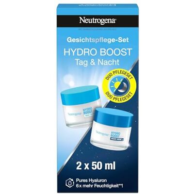 Neutrogena Hydro Boost Skincare Set: Aqua Creme + Nachtcreme, je 50 ml Neutrogena Hydro Boost Skincare Set: Aqua Creme + Nachtcreme, je 50 ml