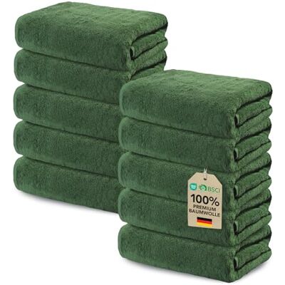 Ôhm Seiftücher 30x30 cm Baumwolle Tannengrün 10er-Set Weiche Textur trocknet das Gesicht schonend, ohne zu reizen – ideal nach dem Abschminken oder zur Gesichtspflege Ôhm Seiftücher 30x30 cm Baumwolle Tannengrün 10er-Set Weiche Textur trocknet das Gesicht schonend, ohne zu reizen – ideal nach dem Abschminken oder zur Gesichtspflege