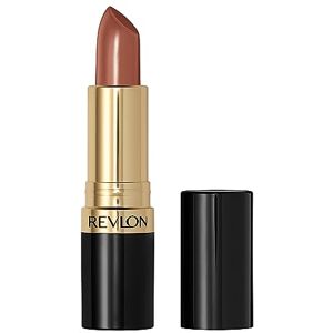 Revlon Lippenstift, super glänzender Lippenstift, cremige Formel für weiche, voller aussehende Lippen, feuchtigkeitsspendendes Gefühl in Nudes und Braun, Whiskey Business (803), 4,3 g Revlon Lippenstift, super glänzender Lippenstift, cremige Formel für weiche, voller aussehende Lippen, feuchtigkeitsspendendes Gefühl in Nudes und Braun, Whiskey Business (803), 4,3 g
