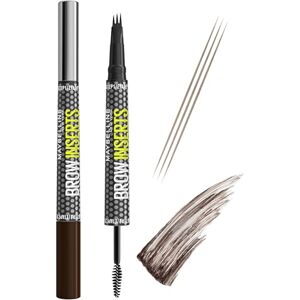 MAYBELLINE New York Brow Inserts 2-in-1 Augenbrauenstift für füllige & definierte Augenbrauen, 3-fach Mikro-Spitze & Faser-Gel mit bis zu 36H Halt, Wasserfest & Wischfest, Ash Brown 4.5, 1 Stk. MAYBELLINE New York Brow Inserts 2-in-1 Augenbrauenstift für füllige & definierte Augenbrauen, 3-fach Mikro-Spitze & Faser-Gel mit bis zu 36H Halt, Wasserfest & Wischfest, Ash Brown 4.5, 1 Stk.