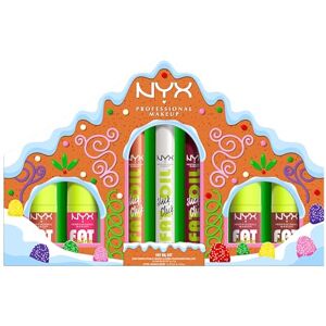 NYX PROFESSIONAL MAKEUP Holiday 2025 Fat Gingerbread House-Set, Für festliche Lippen, Mit Fat Oil Slick Clicks & Fat Oil Lip Drips NYX PROFESSIONAL MAKEUP Holiday 2025 Fat Gingerbread House-Set, Für festliche Lippen, Mit Fat Oil Slick Clicks & Fat Oil Lip Drips