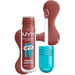 NYX PROFESSIONAL MAKEUP Feuchtigkeitsspendender Lipgloss und Lip Stain, 2 in 1, Bis zu 12 Stunden Pflege, Lip IV Hydrating Gloss Stain, Langanhaltender Lip Tint, Farbe: Hydra Honey NYX PROFESSIONAL MAKEUP Feuchtigkeitsspendender Lipgloss und Lip Stain, 2 in 1, Bis zu 12 Stunden Pflege, Lip IV Hydrating Gloss Stain, Langanhaltender Lip Tint, Farbe: Hydra Honey