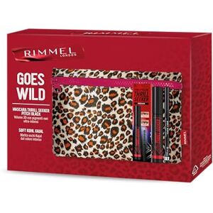 Rimmel London , Geschenkbox für Damen Rimmel Goes Wild, Leopardenmuster mit Mascara Thrill Seeker Pitch Black + Augenstift Soft Kohl Kajal Jet Black Rimmel London , Geschenkbox für Damen Rimmel Goes Wild, Leopardenmuster mit Mascara Thrill Seeker Pitch Black + Augenstift Soft Kohl Kajal Jet Black