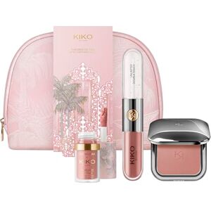 Kiko Milano Threads Of Time Lip To Cheek Make Up Kit, Make-Up-Geschenkset: 2-In-1-Lippenstift Und Lipgloss, Flüssig-Blush Und Puder-Blush Kiko Milano Threads Of Time Lip To Cheek Make Up Kit, Make-Up-Geschenkset: 2-In-1-Lippenstift Und Lipgloss, Flüssig-Blush Und Puder-Blush