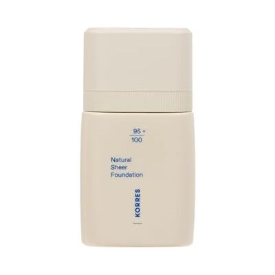 KORRES Natural Sheer Foundation Medium 02, leichte Deckkraft, 30ml natürliches, strahlendes Finish & idealer Bare-Skin-Effekt, mit erfrischendem Pfingstrosen-Blütenextrakt, vegan, nährend KORRES Natural Sheer Foundation Medium 02, leichte Deckkraft, 30ml natürliches, strahlendes Finish & idealer Bare-Skin-Effekt, mit erfrischendem Pfingstrosen-Blütenextrakt, vegan, nährend