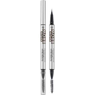 DEBORAH Milano Brow Marker, 24 Stunden Brow Marker, 03 Dunkelbraun, Augenbrauenstift, Hyper-Pigmentiert, Microblading-Effekt mit langem Halt, konturiert und füllt die Augenbrauen DEBORAH Milano Brow Marker, 24 Stunden Brow Marker, 03 Dunkelbraun, Augenbrauenstift, Hyper-Pigmentiert, Microblading-Effekt mit langem Halt, konturiert und füllt die Augenbrauen