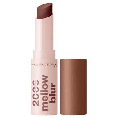 Max Factor Mellow Blur Lippenstift, 130 Kakao-Mischung, Lippenstift, Soft-Unschärfe, sofortige Unschärfe, kissenweiche Lippen, aufbaubar, weiches Matt-Pigment, 3,5 g Max Factor Mellow Blur Lippenstift, 130 Kakao-Mischung, Lippenstift, Soft-Unschärfe, sofortige Unschärfe, kissenweiche Lippen, aufbaubar, weiches Matt-Pigment, 3,5 g