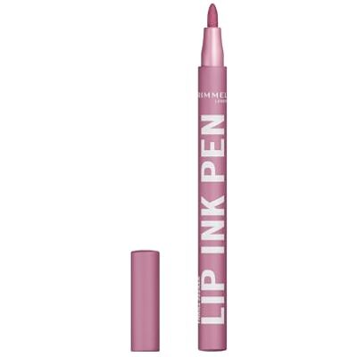 Rimmel London , Thrill Seeker Lip Ink Pen 200 Pink Candy Lippenstift, Lip Tint, präziser Applikatorstift, kuss- und transferfrei, modulare Farbe, vegane Formel, 1,7 ml Rimmel London , Thrill Seeker Lip Ink Pen 200 Pink Candy Lippenstift, Lip Tint, präziser Applikatorstift, kuss- und transferfrei, modulare Farbe, vegane Formel, 1,7 ml