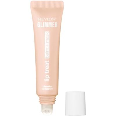 Revlon Glimmer Lip Treat Balm + Mask, 2-in-1 Lippenbalsam+Lippenmaske mit Feuchtigkeitspeptiden, strahlendes Finish, 001 Scent Free, 12ml Revlon Glimmer Lip Treat Balm + Mask, 2-in-1 Lippenbalsam+Lippenmaske mit Feuchtigkeitspeptiden, strahlendes Finish, 001 Scent Free, 12ml