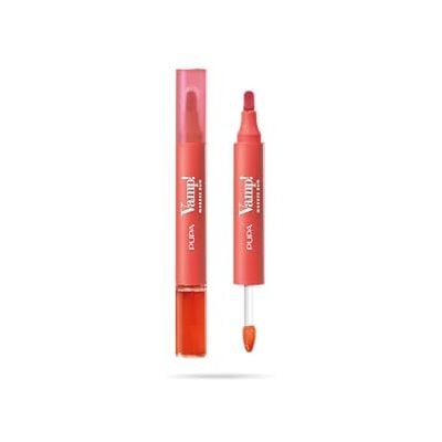 Pupa Vamp! Marker Duo Lippenstift + Lipgloss mit Hyaluronsäure – 3-in-1 zum Definieren, Ausfüllen & Färben, Lippen-Contouring – Erhältlich in 9 Farbvarianten (007 Red Potion) Pupa Vamp! Marker Duo Lippenstift + Lipgloss mit Hyaluronsäure – 3-in-1 zum Definieren, Ausfüllen & Färben, Lippen-Contouring – Erhältlich in 9 Farbvarianten (007 Red Potion)