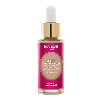 Bourjois Good To Glow Foundation 003, Gesichtsaufhellung, natürlicher Filtereffekt, mit Vitamin C und Biopeptiden, vegane Formel, 30 ml Bourjois Good To Glow Foundation 003, Gesichtsaufhellung, natürlicher Filtereffekt, mit Vitamin C und Biopeptiden, vegane Formel, 30 ml