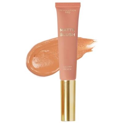 Revolution Pro Mattes Rouge Iconic Rouge Creme - Sultry Peach - Rouge Revolution Pro Mattes Rouge Iconic Rouge Creme - Sultry Peach - Rouge