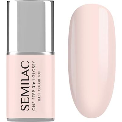 Semilac UV-Nagellack 3in1 One Step Glossy S254 Rose Beige 7 ml Semilac UV-Nagellack 3in1 One Step Glossy S254 Rose Beige 7 ml