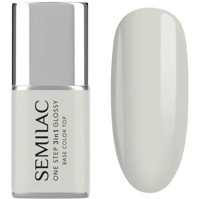 Semilac UV Nagellack 3in1 One Step Glossy S110 The White 7 ml Semilac UV Nagellack 3in1 One Step Glossy S110 The White 7 ml