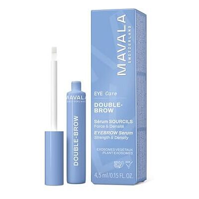 MAVALA Double-Brow Augenbrauenserum mit Kraft und Dichte, Formel mit pflanzlichen Exosomen, Auferstehungspflanze und Pistazien-Lentiscus, natürliche Behandlung für spröde und brüchige Augenbrauen, 4,5 MAVALA Double-Brow Augenbrauenserum mit Kraft und Dichte, Formel mit pflanzlichen Exosomen, Auferstehungspflanze und Pistazien-Lentiscus, natürliche Behandlung für spröde und brüchige Augenbrauen, 4,5