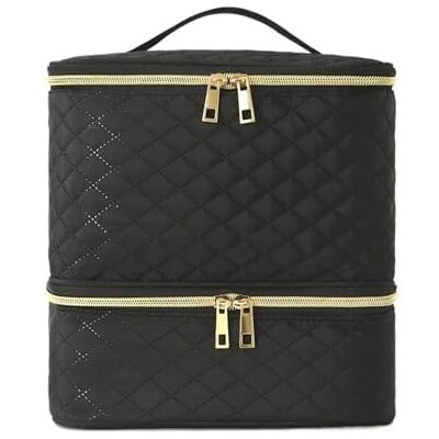 ZGCrumphant Nagellack Organizer Nagellack-Aufbewahrungstasche, Tasche for ätherische Öle, tragbares Kosmetik-Nagelpflege-Set, Aufbewahrungsbox for Nagelpflege-Werkzeug, doppellagig, 30 Fächer Nageltechnik(Color4) ZGCrumphant Nagellack Organizer Nagellack-Aufbewahrungstasche, Tasche for ätherische Öle, tragbares Kosmetik-Nagelpflege-Set, Aufbewahrungsbox for Nagelpflege-Werkzeug, doppellagig, 30 Fächer Nageltechnik(Color4)