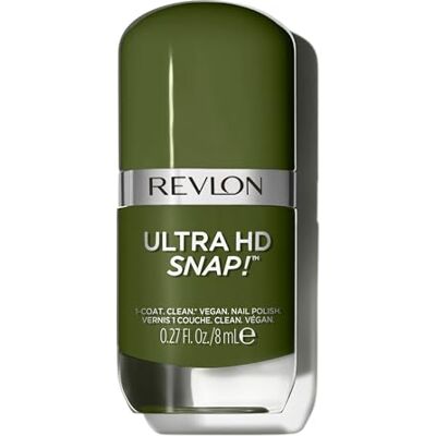 Revlon Ultra HD Snap Nagellack, langanhaltende vegane Formel, schnell trocknend & One-Schicht-volle Deckkraft, Farbe (8 ml), Commander In Chief (022), Unisex Revlon Ultra HD Snap Nagellack, langanhaltende vegane Formel, schnell trocknend & One-Schicht-volle Deckkraft, Farbe (8 ml), Commander In Chief (022), Unisex