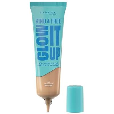 Rimmel London Kind & Free GLOW IT UP Moisturizing Foundation, 082, Golden Ivory, Beruhigt empfindliche Haut, Gesund und strahlender Teint, Spendet Feuchtigkeit für den ganzen Tag, 30 ml Rimmel London Kind & Free GLOW IT UP Moisturizing Foundation, 082, Golden Ivory, Beruhigt empfindliche Haut, Gesund und strahlender Teint, Spendet Feuchtigkeit für den ganzen Tag, 30 ml