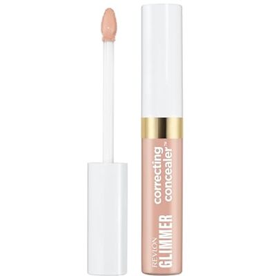 Revlon Glimmer Correcting Concealer – Liquid-Concealer mit Koffein, Vitamin C und Steviosid, ultraleichte Formel, natürliches Finish bis 24H, Farbton PINK 105, 9 ml Revlon Glimmer Correcting Concealer – Liquid-Concealer mit Koffein, Vitamin C und Steviosid, ultraleichte Formel, natürliches Finish bis 24H, Farbton PINK 105, 9 ml