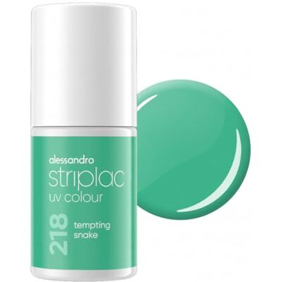 alessandro Striplac UV-Nagellack Tempting Snake Deckend & Kratzfest bis zu 15 Tage Leichtes Auftragen Schonende Abziehtechnologie Vegan Grün, 6,5ml alessandro Striplac UV-Nagellack Tempting Snake Deckend & Kratzfest bis zu 15 Tage Leichtes Auftragen Schonende Abziehtechnologie Vegan Grün, 6,5ml
