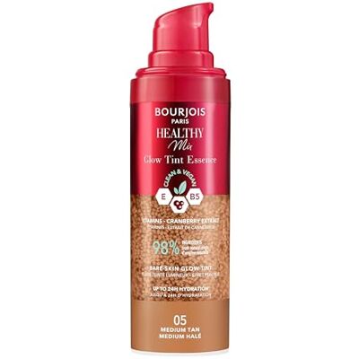 Bourjois , Healthy Mix Essence Foundation 005 Medium Tan, 30 ml Bourjois , Healthy Mix Essence Foundation 005 Medium Tan, 30 ml