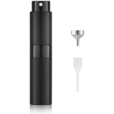 Lisapack 8 ml Zerstäuber Parfüm Sprühflasche für Reisen, leer, nachfüllbarer Kölnspender, tragbarer Zerstäuber für Männer und Frauen (mattes Schwarz) Lisapack 8 ml Zerstäuber Parfüm Sprühflasche für Reisen, leer, nachfüllbarer Kölnspender, tragbarer Zerstäuber für Männer und Frauen (mattes Schwarz)