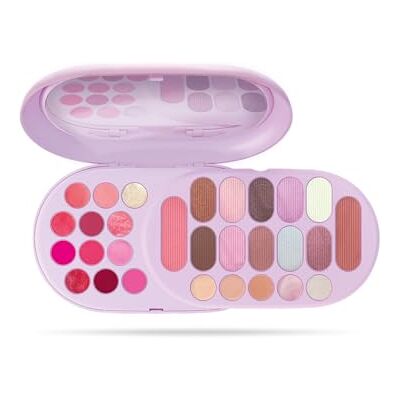 Pupa Make My Day Plus Blush, Lippenstift, Gloss, Lidschatten, Concealer und Highlighter – 29 Stück für Gesicht, Augen und Lippen, perfekt für Zuhause oder auf Reisen – in 3 Farbvarianten (001 Violet) Pupa Make My Day Plus Blush, Lippenstift, Gloss, Lidschatten, Concealer und Highlighter – 29 Stück für Gesicht, Augen und Lippen, perfekt für Zuhause oder auf Reisen – in 3 Farbvarianten (001 Violet)