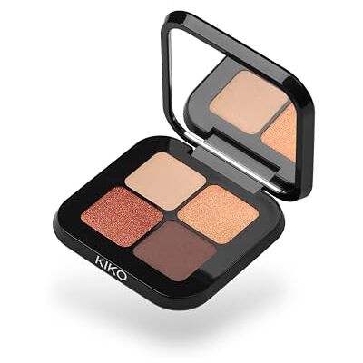 Kiko Milano Bright Quartet Eyeshadow Palette 03 Palette Mit 4 Gebackenen Lidschatten Für Die Trockene Und Nasse Anwendung Kiko Milano Bright Quartet Eyeshadow Palette 03 Palette Mit 4 Gebackenen Lidschatten Für Die Trockene Und Nasse Anwendung