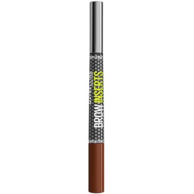 MAYBELLINE New York Brow Inserts 2-in-1 Augenbrauenstift für füllige & definierte Augenbrauen, 3-fach Mikro-Spitze & Faser-Gel mit bis zu 36H Halt, Wasserfest & Wischfest, Medium Brown 4, 1 Stk. MAYBELLINE New York Brow Inserts 2-in-1 Augenbrauenstift für füllige & definierte Augenbrauen, 3-fach Mikro-Spitze & Faser-Gel mit bis zu 36H Halt, Wasserfest & Wischfest, Medium Brown 4, 1 Stk.