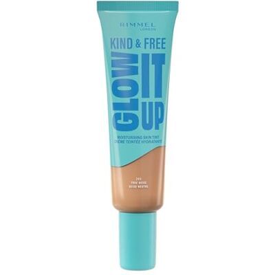 Rimmel London Kind & Free GLOW IT UP Moisturizing Foundation, 203, True Beige, Beruhigt empfindliche Haut, Gesund und strahlender Teint, Spendet den ganzen Tag Feuchtigkeit, 30 ml Rimmel London Kind & Free GLOW IT UP Moisturizing Foundation, 203, True Beige, Beruhigt empfindliche Haut, Gesund und strahlender Teint, Spendet den ganzen Tag Feuchtigkeit, 30 ml