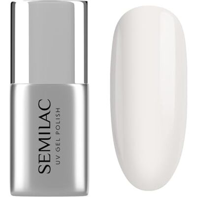 Semilac UV Nagellack T31 Top No Wipe Milky 7 ml – Milchiger Top Coat, Weichzeichner-Effekt – Elegante Babyboomer & Bridal Looks Semilac UV Nagellack T31 Top No Wipe Milky 7 ml – Milchiger Top Coat, Weichzeichner-Effekt – Elegante Babyboomer & Bridal Looks