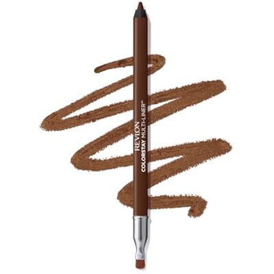 Revlon ColorStay Multi-Liner, vielseitiger, anspitzbarer Stift für Lippen, Augen und Gesicht, cremige vegane Formel, integrierter Verblendpinsel, 007 As Is, 1g Revlon ColorStay Multi-Liner, vielseitiger, anspitzbarer Stift für Lippen, Augen und Gesicht, cremige vegane Formel, integrierter Verblendpinsel, 007 As Is, 1g