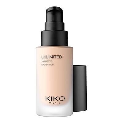 Kiko Milano Unlimited 24H Matte Foundation 1 CR, Matte Flüssig-Foundation Mit Langem Halt Bis Zu 24 Stunden Kiko Milano Unlimited 24H Matte Foundation 1 CR, Matte Flüssig-Foundation Mit Langem Halt Bis Zu 24 Stunden