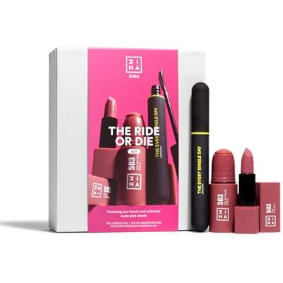 3ina MAKEUP The Ride or Die Kit Make Up Set Lipstick 503 + No-Rules Stick 503 + Every Single Day Mascara 900 Geschenk Set Vegan Cruelty-Free 3ina MAKEUP The Ride or Die Kit Make Up Set Lipstick 503 + No-Rules Stick 503 + Every Single Day Mascara 900 Geschenk Set Vegan Cruelty-Free