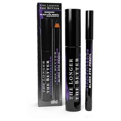 Layla Mascara HyperExtension Schwarz - Mascara und Augenstift-Set Layla Mascara HyperExtension Schwarz - Mascara und Augenstift-Set