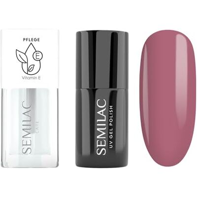 Semilac Duopack UV Nagellack 471 Garden Soirée 7 ml & Nagelöl Erdbeere Vanille 7 ml Semilac Duopack UV Nagellack 471 Garden Soirée 7 ml & Nagelöl Erdbeere Vanille 7 ml